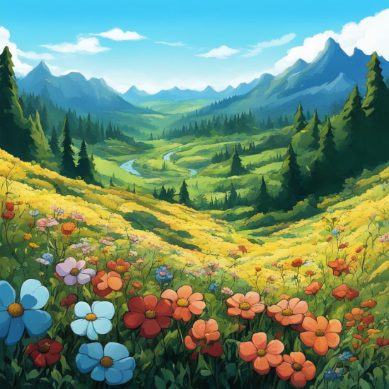 Тер-окыш - долина цветов - тофаларская сказка