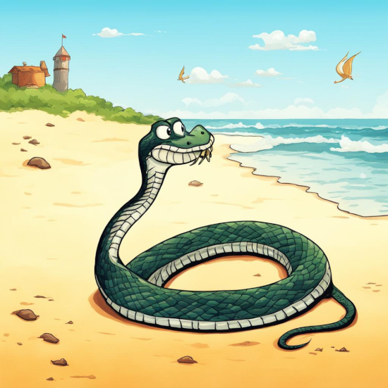 Акула и змея - сказка народа Австралии и Океании