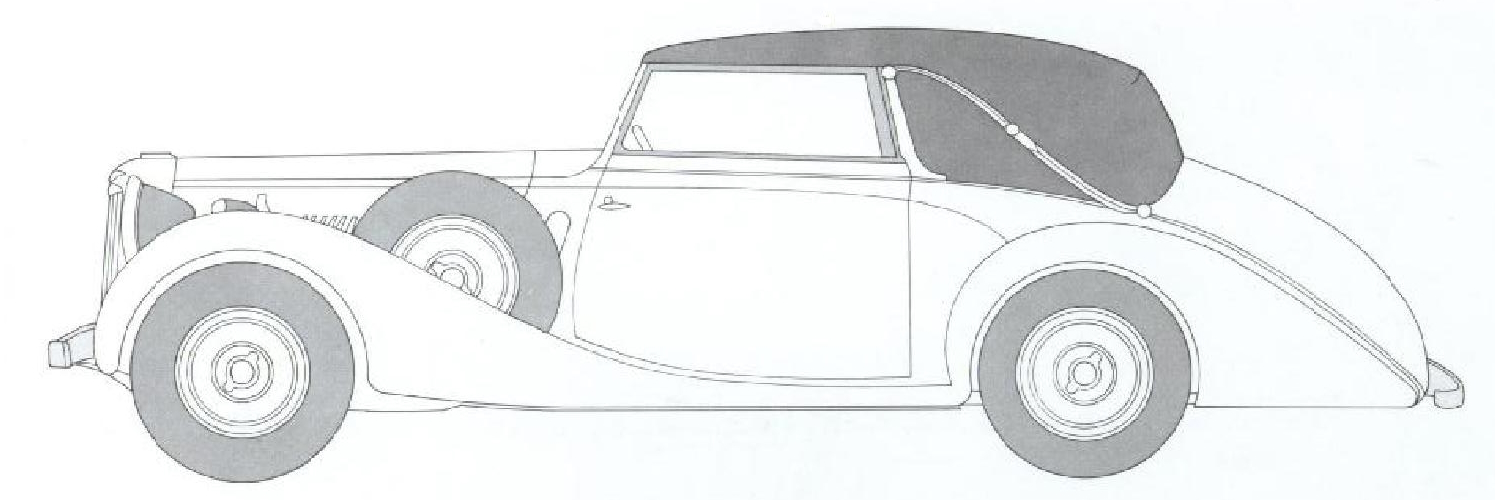 Раскраска ретро Автомобиль 4-литровый Тальбо-Лаго 1937