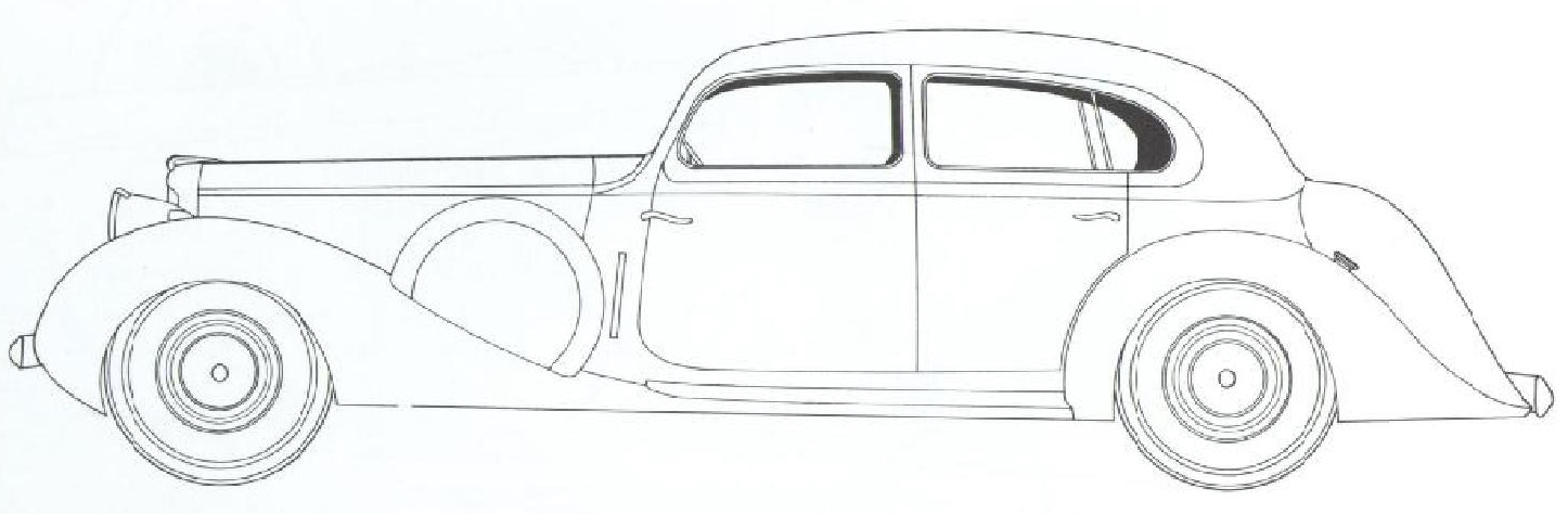 Раскраска ретро Автомобиль Лагонда Де Виль 1938/39