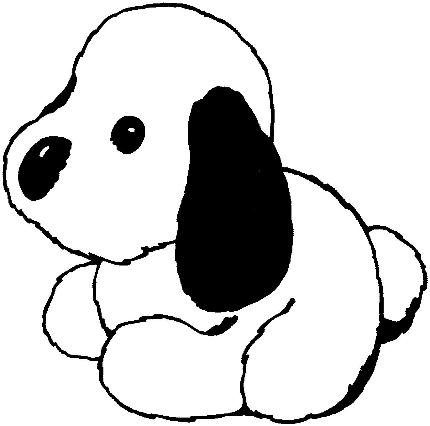 Раскраска Игрушечная собака