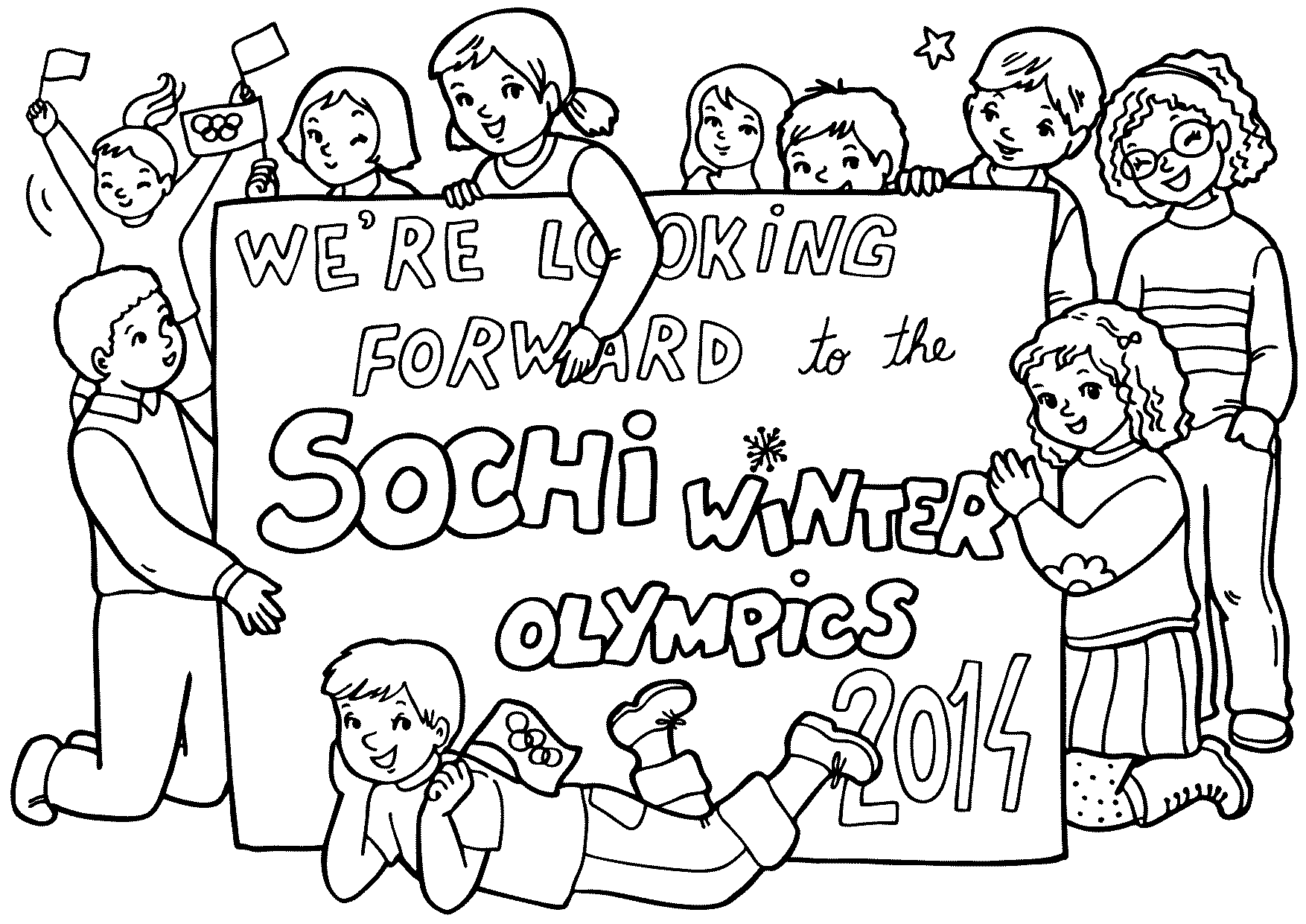 Раскраска олимпиада в Сочи