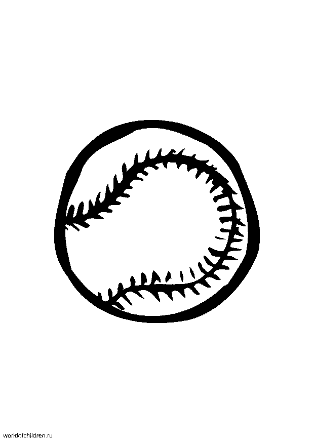 Раскраска бейсбол