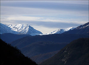 Горная система Пиренейские горы