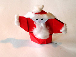 Дед Мороз из бумаги