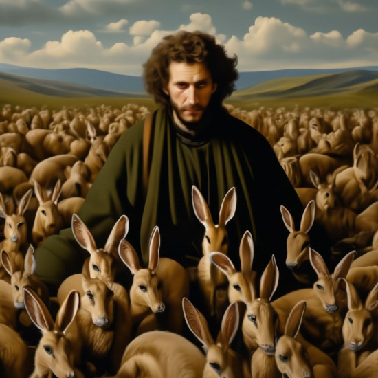 польская сказка Пастух который тысячу зайцев пас 