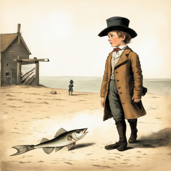 Обидилдок и его рыбка Фольклор США