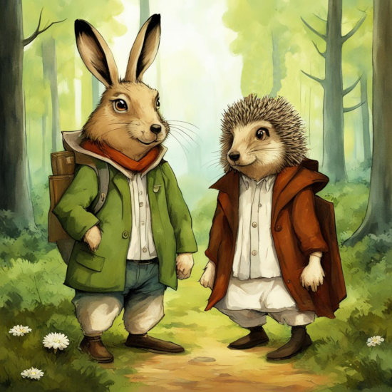 Заяц и еж Сказка братьев Гримм