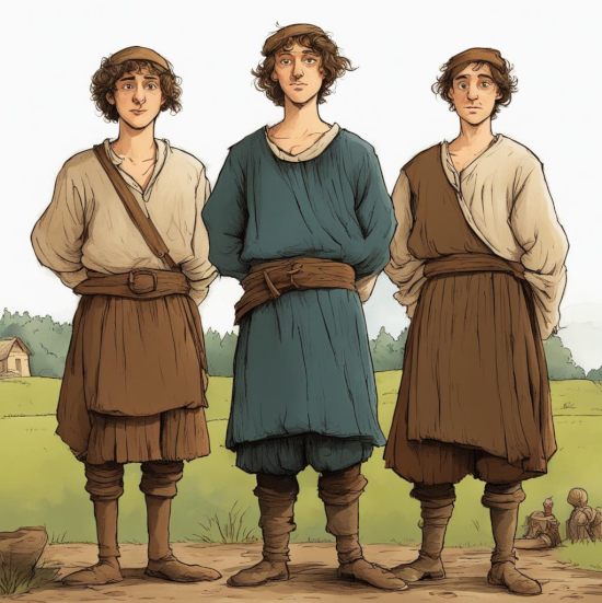Три счастливца Сказка братьев Гримм