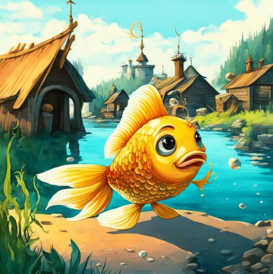 Золотая рыбка 75 сказка афанасьев