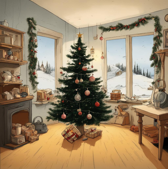 Подарок для Санта-Клауса шведская сказка