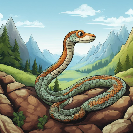 Подарок змеи - кабардинская сказка
