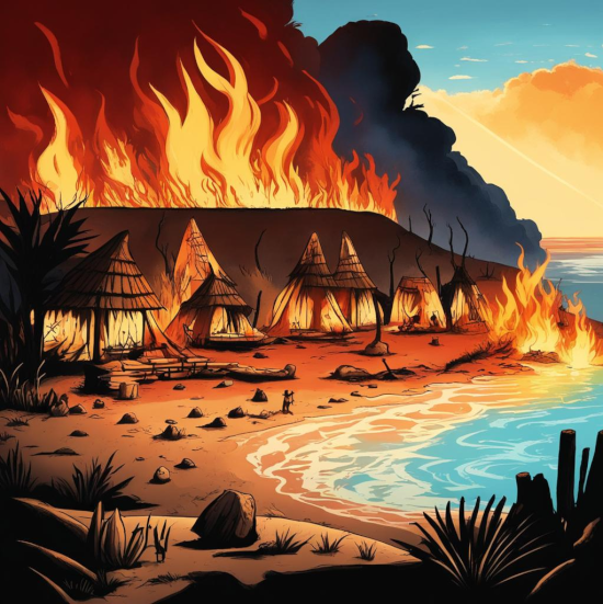 Пожар в Сендаре - сказка народов Австралии и Океании